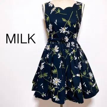 MILK 마가렛 블라썸 dress 블랙