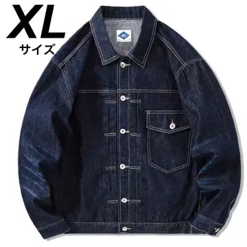 데님 자켓 다크 데님 버튼 자켓 XL G 자켓