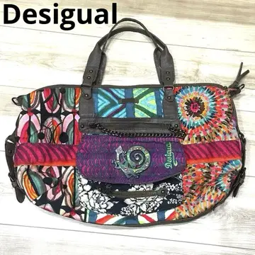 Desigual 컬러풀 미니 보스턴 백