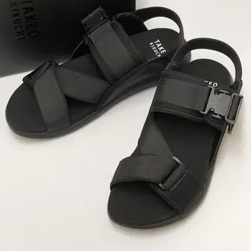 [미사용] 다케오 키쿠치 스포츠 샌들 블랙 27cm
