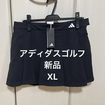 아디다스 골프 스커트 블랙 XL 메쉬 플리츠 스커트 새상품