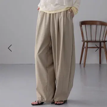 LOWRYS FARM 이지 와이드 코쿤 팬츠