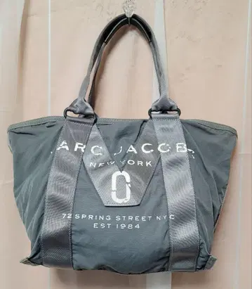 [ MARC JACOBS ] 마크제이콥스 토트백 그레이 캔버스