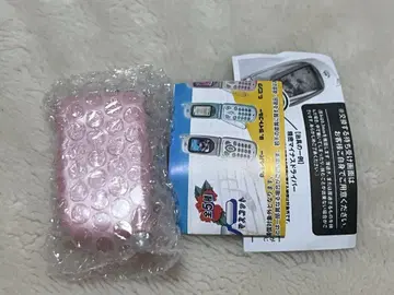 추억의 폴더폰 마스코트 핑크색
