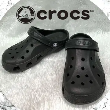 crocs 블랙 클로그 샌들