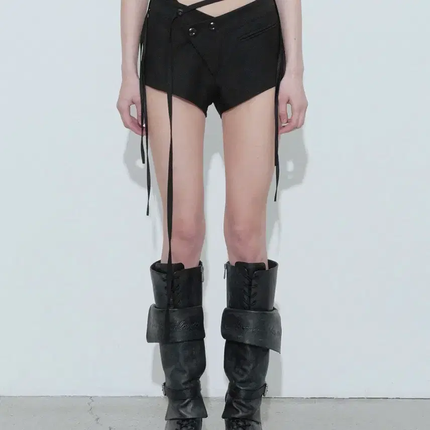 【BOHEMIAN SEOUL】BASIC JERSEY SHORTS BOHEMIAN SEOUL | 보헤미안서울 Bohemian Seoul Belted Oblique