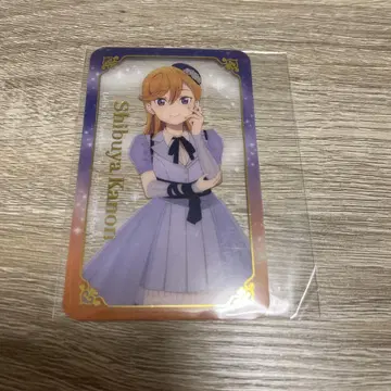 시부야 카논 클리어 카드 금박