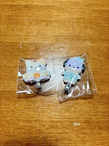최종 가격 인하! 산리오 시크릿 마에가미 클립 하나마루 유령 포챠코