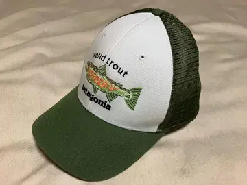 새상품급 patagonia 월드 트라우트 브룩 피쉬 스티치 햇