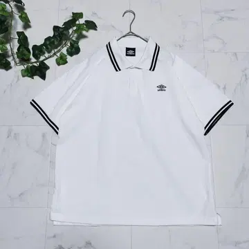 UMBRO 엄브로 별주 PUBLUX 리브 라인 피케 셔츠 유니섹스