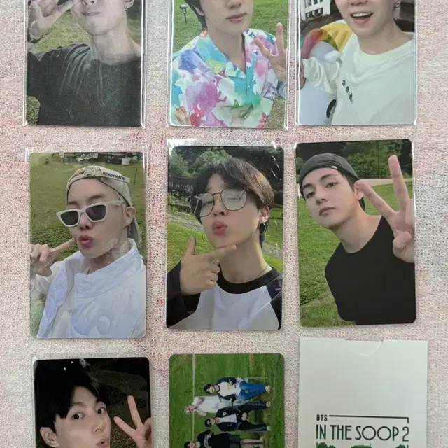 방탄 인더숲 포카 세트