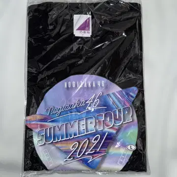 노기자카46 L 사이즈 셔츠 한여름 전국 투어 2021 블랙 도쿄 ver
