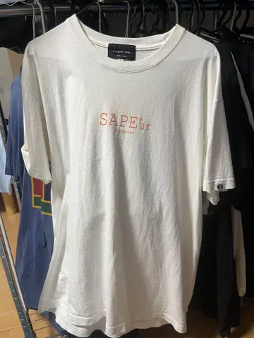 SAPEur 그래픽 티셔츠 XL 화이트