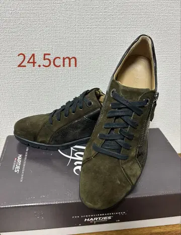 Hartjes 컴포트 슈즈 다크 그린 24.5cm(EU6)