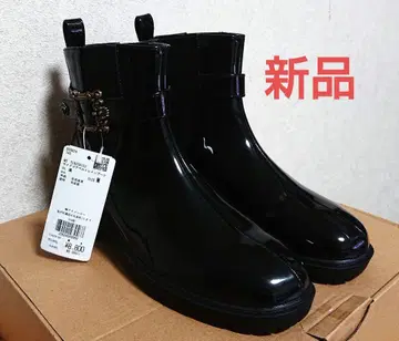 새상품 미사용 버클 고어 레인부츠 장화 M 블랙 axes femme