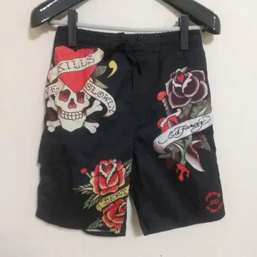 [인기] Ed Hardy 에드하디 숏팬츠 하프 팬츠 M