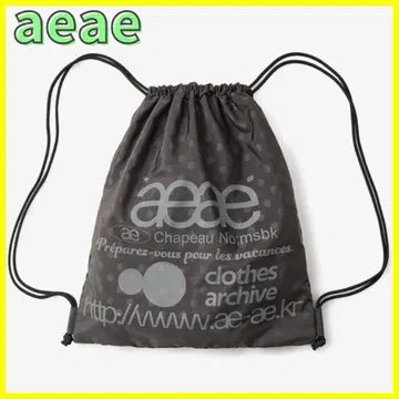 aeae WEB LOGO DOT GYM SACK 백팩 백팩