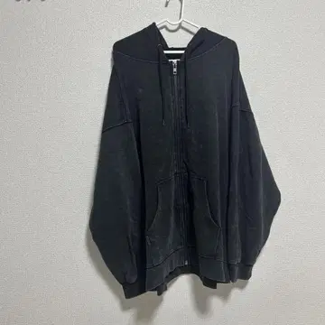 welise 그레이 풀 집업 후드 부착 후드티