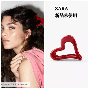 완판템 ZARA 하트 헤어 클립 미사용 새상품