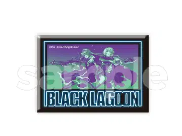 BLACK LAGOON DMM 스크래치 E상 스퀘어 캔뱃지 G 쌍둥이