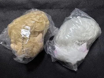낯을 가리는 고양이 봉제 인형 가챠가챠 2점 세트
