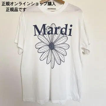 Mardi Mercredi 플라워 프린트 티셔츠 화이트 공식 사이트 구매