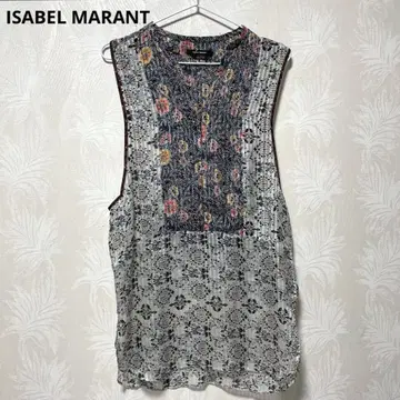 [새상품 미사용] ISABEL MARANT 실크 슬리브리스 튜닉