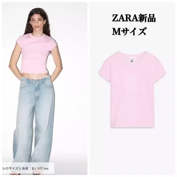 완판템 ZARA 헬로키티 산리오 워시 가공 티셔츠 M 택 포함 새상품