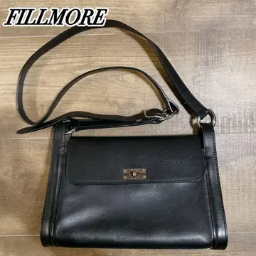 FILLMORE 필모어 숄더백 턴락 블랙 사선 크로스백
