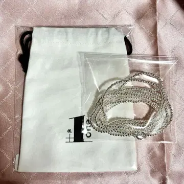 JEANASIS eL+1 Extra Long Necklace 실버