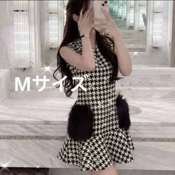 Lumignon 루미뇽 하운드투스 체크 퍼 원피스