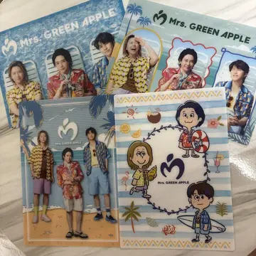 Mrs. GREEN APPLE 비주얼 보드, 비주얼 시트 전체 세트