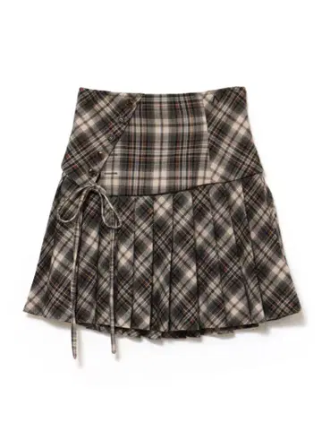 Andmary Jade highwaist mini skirt check