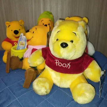 곰돌이 푸 pooh 봉제 인형 6개 묶음 판매