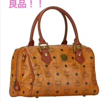 MCM 모노그램 보스턴 핸드백