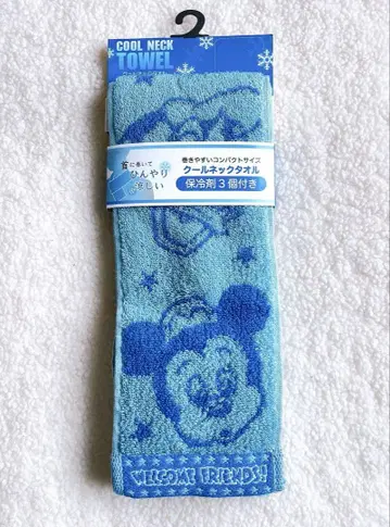 [새상품 택 포함] Disney 미키&프렌즈 쿨 넥 타월 (보냉제 포함)