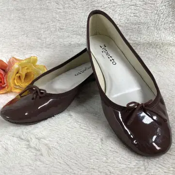 레페토 Repetto 에나멜 발레 슈즈 브라운 사이즈 6.5