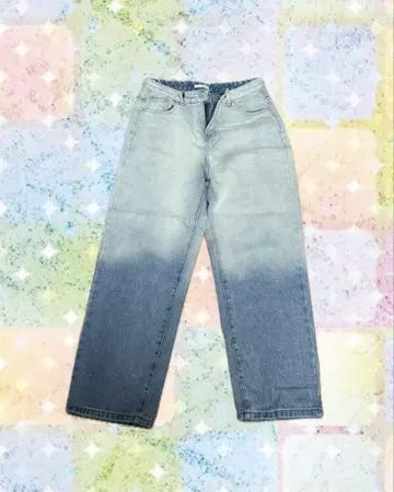 그라데이션 데님 팬츠