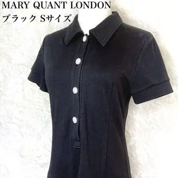 [ MARY QUANT LONDON ] 미니 원피스 블랙 반팔 S 사이즈