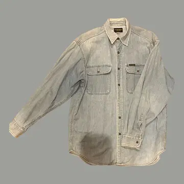 Wrangler 데님 셔츠 M 사이즈 라이트 블루
