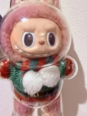 100% 정품 라부부 마카롱 Lychee Berry 봉제 인형 펜던트