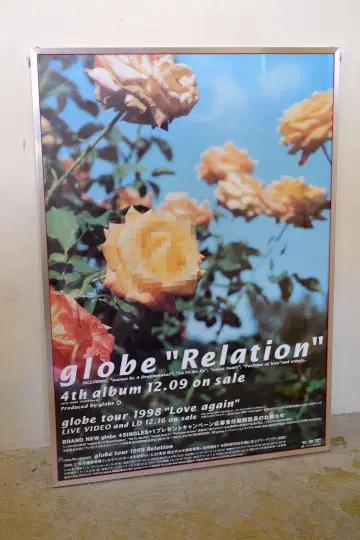 globe Relation B2 포스터 프레임 포함 레어