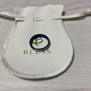BLESS 파랑 스트라이프 반지