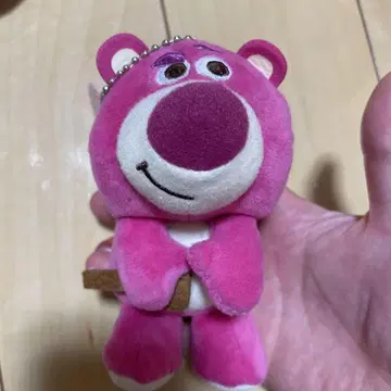 랏소 봉제 인형 스트랩 핑크