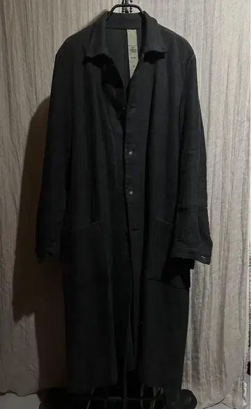 Biek verstappen 린넨 코트 black