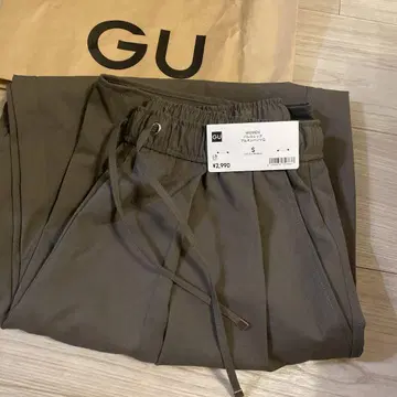 GU 배럴 레그 풀온 팬츠 s