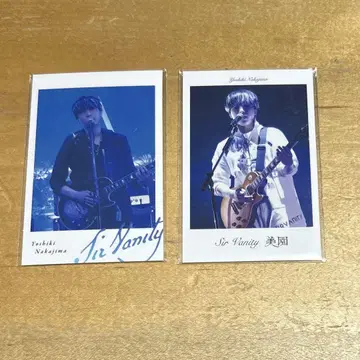 Sir Vanity 나카지마 요시키 폴라로이드 2점