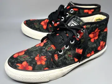 컨버스 XLARGE 26.5cm 콜라보 블랙 꽃 하이컷 스니커즈
