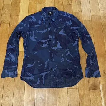 G-STAR RAW 카모 패턴 긴팔 셔츠 L 사이즈