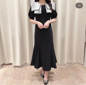 AnMILLE 안미르 패널 옷깃 머메이드 OP 원피스